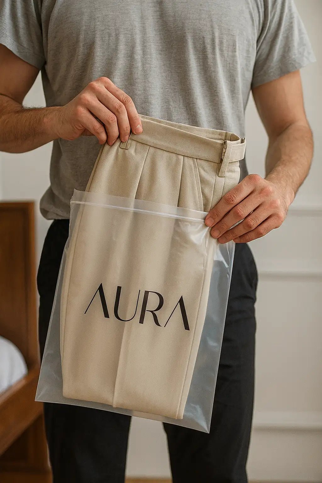 PARIS OLD MONEY TROUSERS - Aura