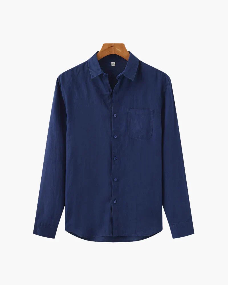 PORTOFINO Linen Shirt - Aura
