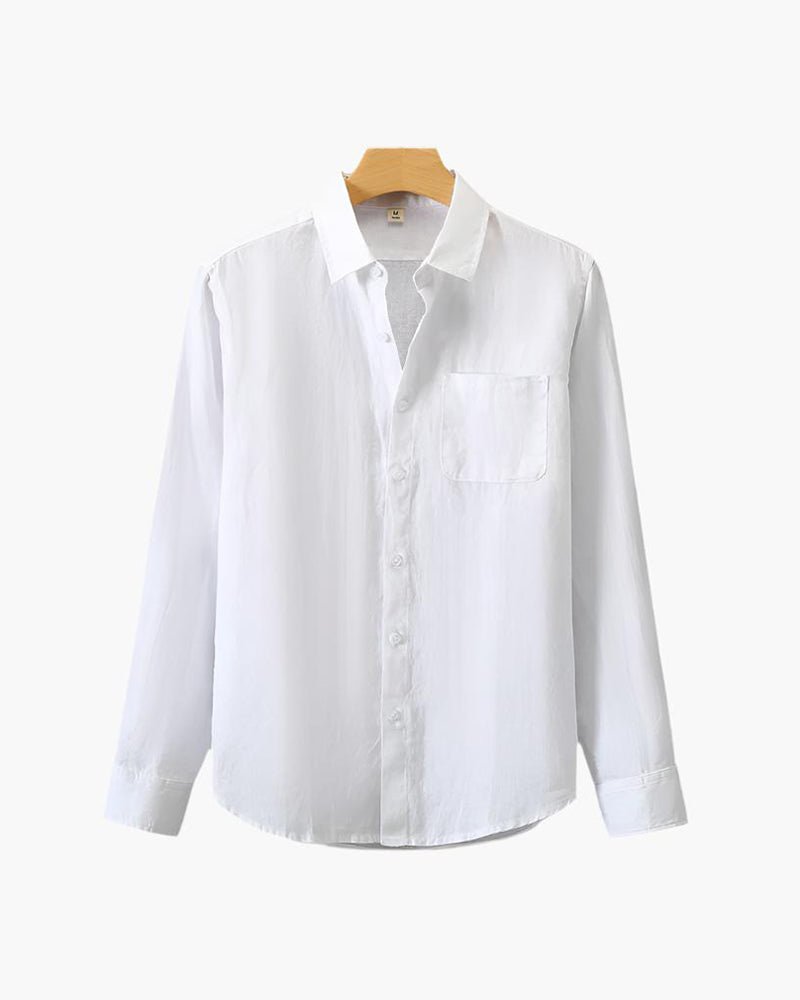 PORTOFINO Linen Shirt - Aura