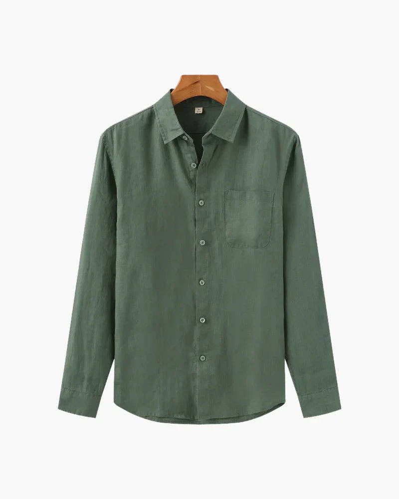 PORTOFINO Linen Shirt - Aura